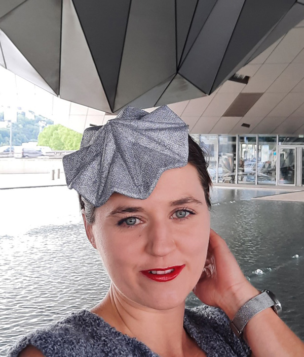 Fusanna makes hats, fascinators and other headwear. Order your hand-made-to-measure, couture millinery-quality headpiece today!